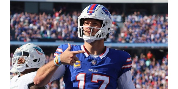 Buffalo Bills slog Miami Dolphins för att ta sig in på första plats i American League